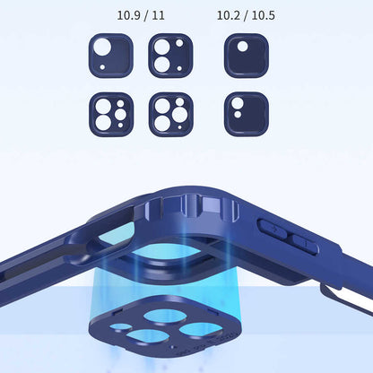 iPad Air 11 2025 M3 Wiwu Mecha Dönebilen Standlı Tablet Kılıfı