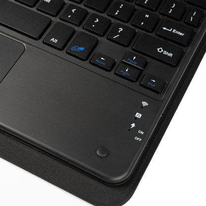 Apple iPad Air 11 2025 M3 Zore Border Keyboard Bluetooh Bağlantılı Standlı Klavyeli Tablet Kılıfı