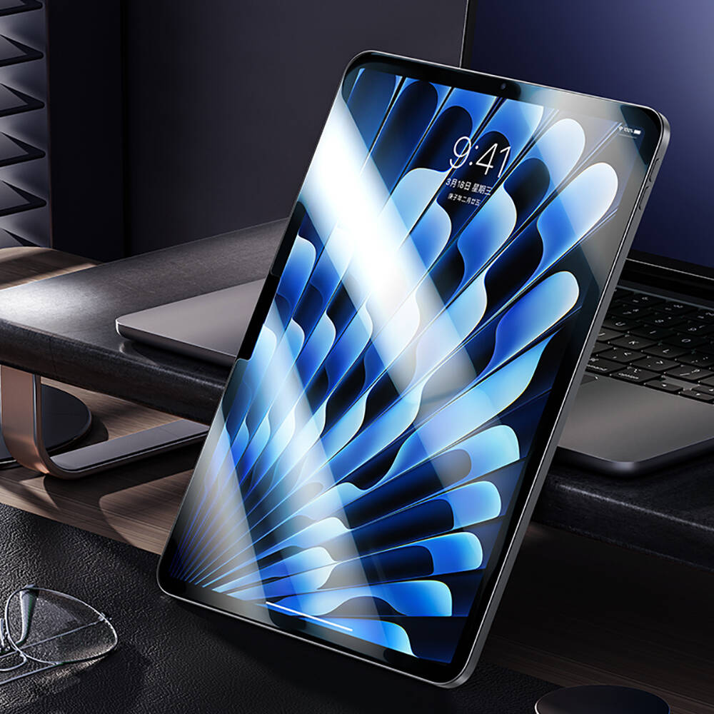 iPad Air 13 2024 Benks King Kong Eğimli Kenar Oleofobik Özellikli Temperli Cam Ekran Koruyucu