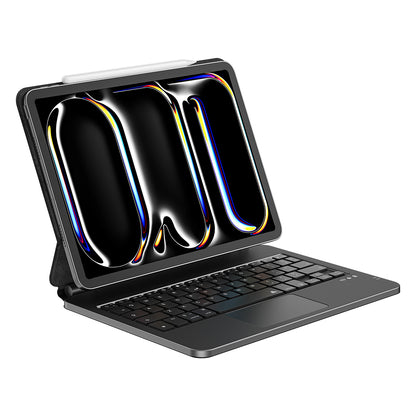 iPad Air 13 2024 Wiwu MK-003 Gizli Kalem Bölmeli Klavyeli Standlı Kılıf