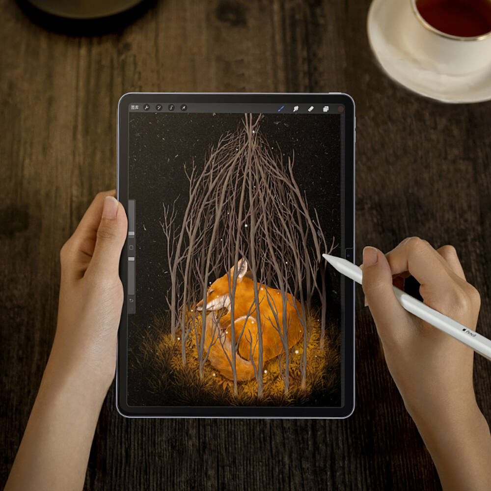 iPad Air 13 2025 M3 Kağıt Hisli Benks Mat Paper-Like Ekran Koruyucu