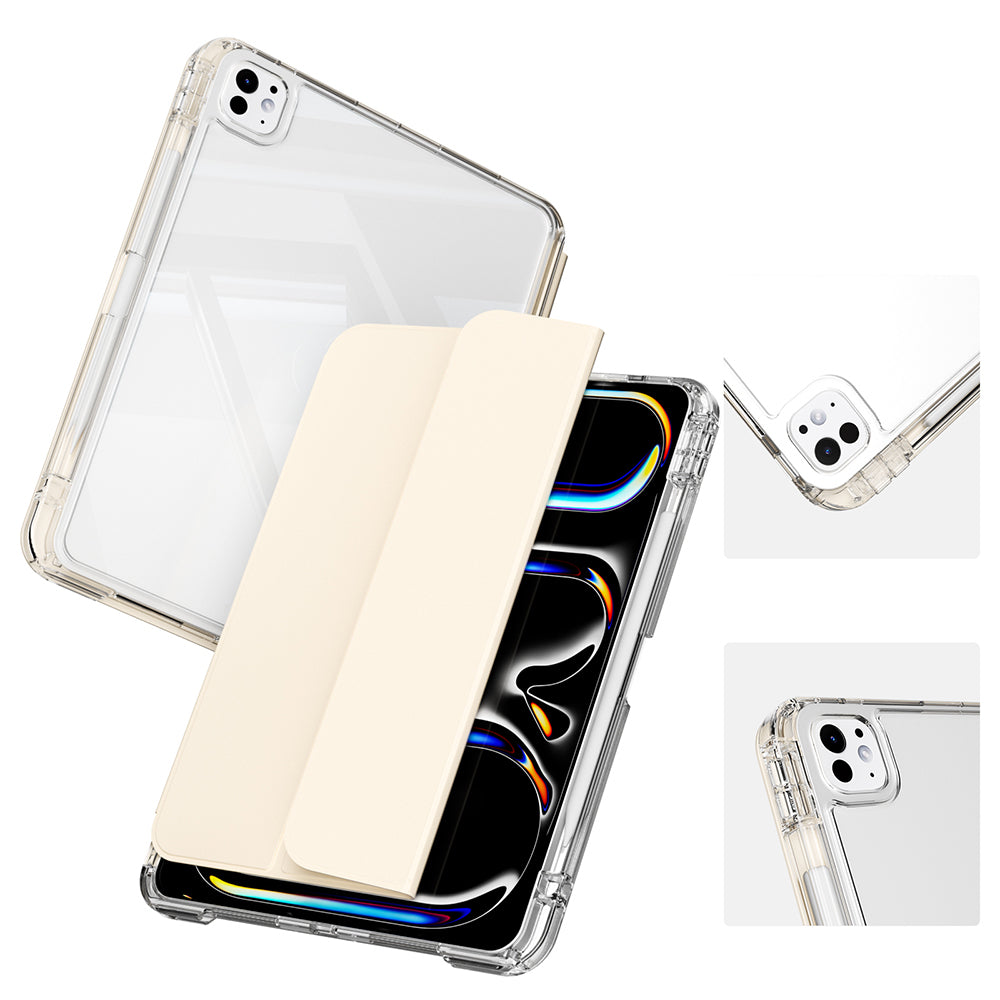Apple iPad Air 13 2025 M3 Kılıf Magnetik Ayrılabilen Airbagli Zore Sliding Tablet Kılıfı