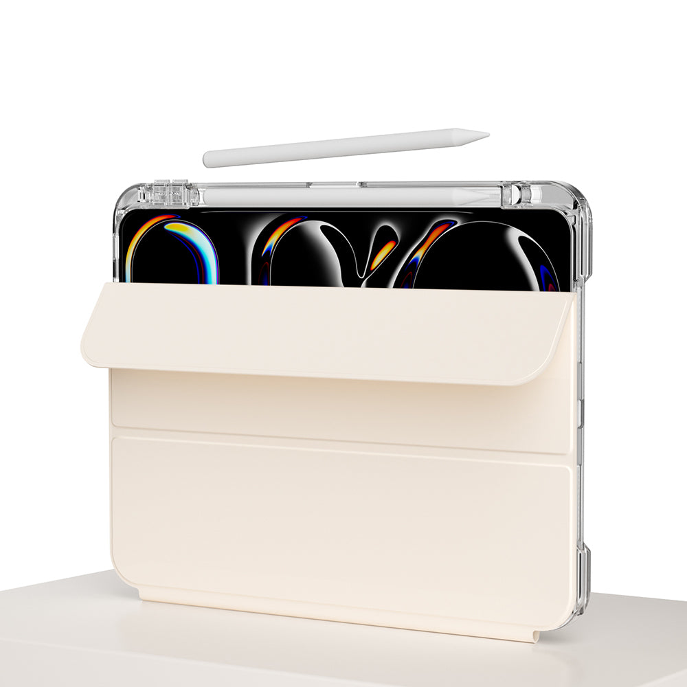 Apple iPad Air 13 2025 M3 Kılıf Magnetik Ayrılabilen Airbagli Zore Sliding Tablet Kılıfı