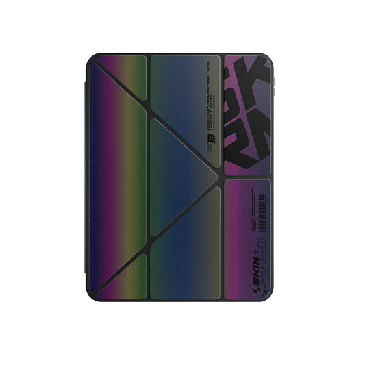 iPad Air 13 2025 M3 Kılıf SkinArma Holografik Tasarımlı Arkası Şeffaf Çıkarılabilir Magnetik Kira Kobai Kılıf