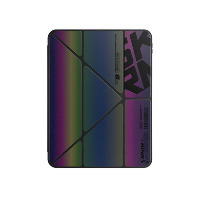 iPad Air 13 2025 M3 Kılıf SkinArma Holografik Tasarımlı Arkası Şeffaf Çıkarılabilir Magnetik Kira Kobai Kılıf