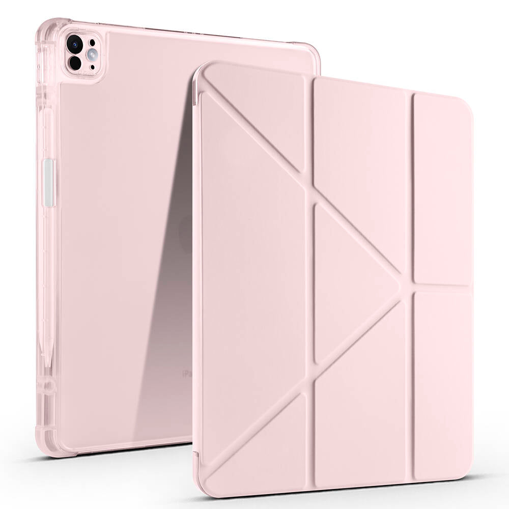 Apple iPad Air 13 2025 M3 Kılıf Zore Tri Folding Kalem Bölmeli Standlı Kılıf
