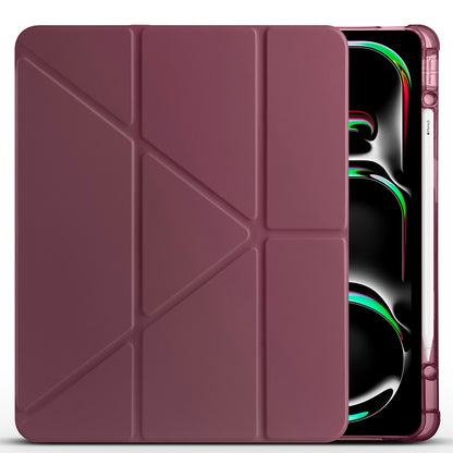 Apple iPad Air 13 2025 M3 Kılıf Zore Tri Folding Kalem Bölmeli Standlı Kılıf