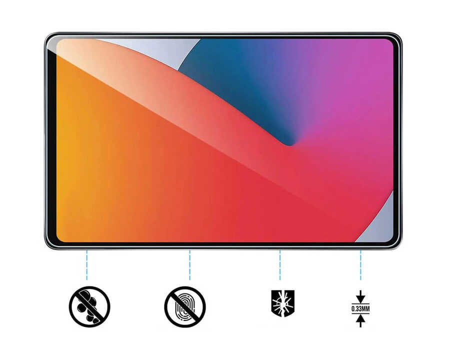 Apple iPad 11.Nesil 2025 Zore Tablet Temperli Cam Ekran Koruyucu