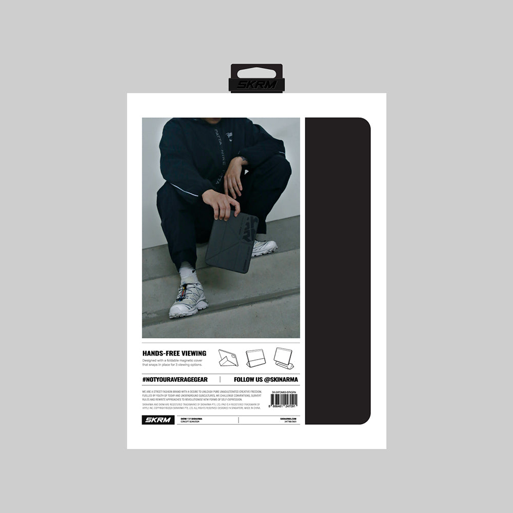 iPad Mini 2024 (7.Nesil) Kılıf Skinarma Desenli Airbag Tasarımlı Standlı Spunk Kapak