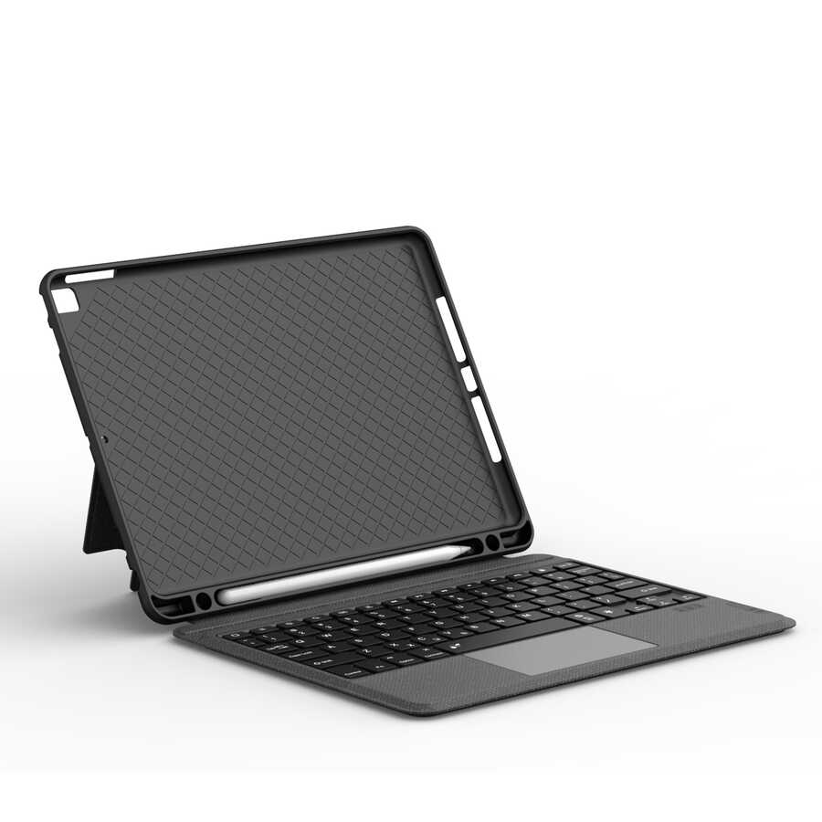 iPad Pro 10.5 (7.Nesil) Wiwu Mag Touch Klavyeli Standlı Kılıf