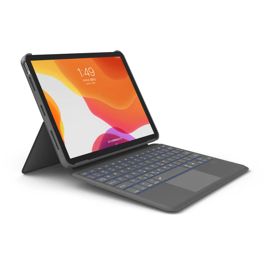iPad Pro 11 2018 Wiwu Combo Led Işıklı Magnetik Standlı Klavyeli Kılıf