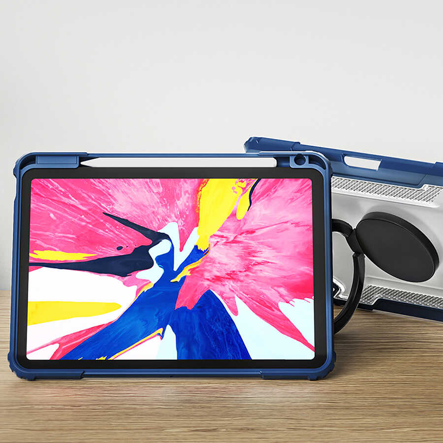 iPad Pro 11 2018 Wiwu Mecha Dönebilen Standlı Tablet Kılıfı