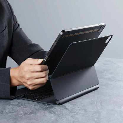 iPad Pro 11 2020 (2.Nesil) Kılıf Aramid Fiber Pitaka Ultra-Slim Classic Serisi Tablet Kapak