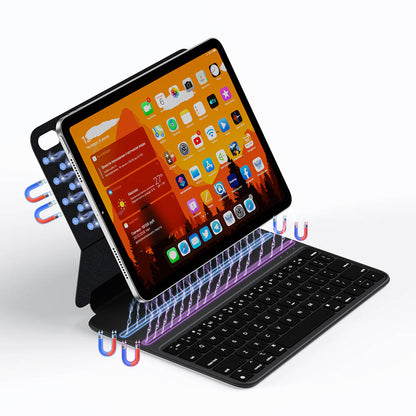 iPad Pro 11 2020 (2.Nesil) Wiwu F16 Klavyeli Standlı Magnetik Kılıf