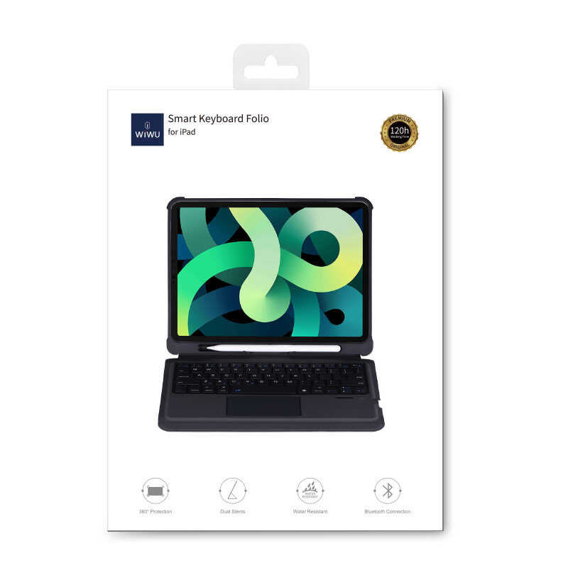 iPad Pro 11 2020 (2.Nesil) Wiwu Keyboard Folio Kablosuz Klavyeli Kılıf