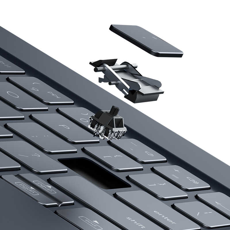 iPad Pro 11 2021 (3.Nesil) Benks KB01 Kablosuz Klavyeli Kılıf