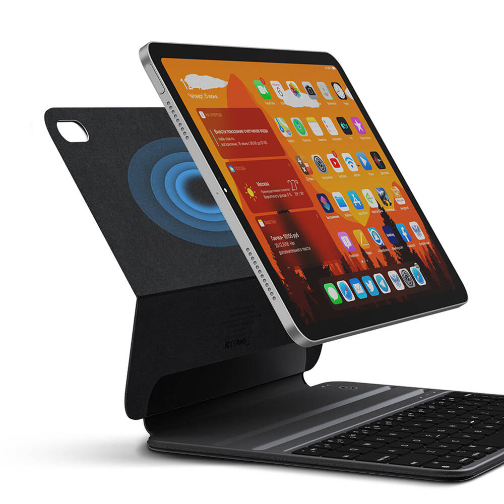 iPad Pro 11 2021 (3.Nesil) Wiwu F16 Klavyeli Standlı Magnetik Kılıf