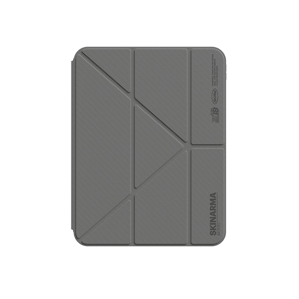 iPad Pro 11 2024 Kılıf Skinarma Kalemlikli Arkası Şeffaf Standlı Magnetik Zeta Kılıf