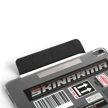 iPad Pro 11 2024 Kılıf SkinArma Sticker Tasarımlı Kalemlikli Arkası Şeffaf Standlı Magnetik Taito Kılıf