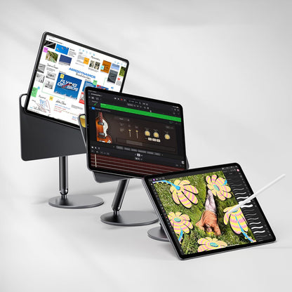 iPad Pro 11 2024 Wiwu ZM-310 360 Derece Dönebilen Magnetik Başlıklı Tablet Standı