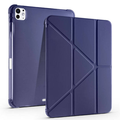 Apple iPad Pro 11 2025 M5 Kılıf Zore Tri Folding Kalem Bölmeli Standlı Kılıf