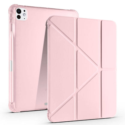 Apple iPad Pro 11 2025 M5 Kılıf Zore Tri Folding Kalem Bölmeli Standlı Kılıf