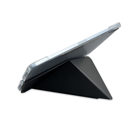 iPad Pro 11 2025 M5 Raptic Clear Folio Airbagli Şeffaf Kapaklı Katlanabilir Standlı Kılıf