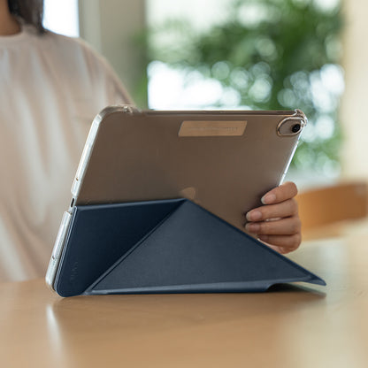 iPad Pro 11 2025 M5 Raptic Clear Folio Airbagli Şeffaf Kapaklı Katlanabilir Standlı Kılıf