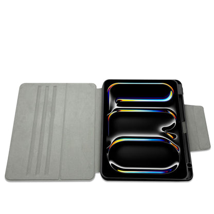 iPad Pro 11 2025 M5 Raptic Spin Detachable Folio PU Ayrılabilir Kalem Bölmeli Standlı Kılıf
