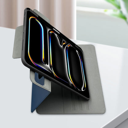 iPad Pro 11 2025 M5 Raptic Spin Detachable Folio PU Ayrılabilir Kalem Bölmeli Standlı Kılıf