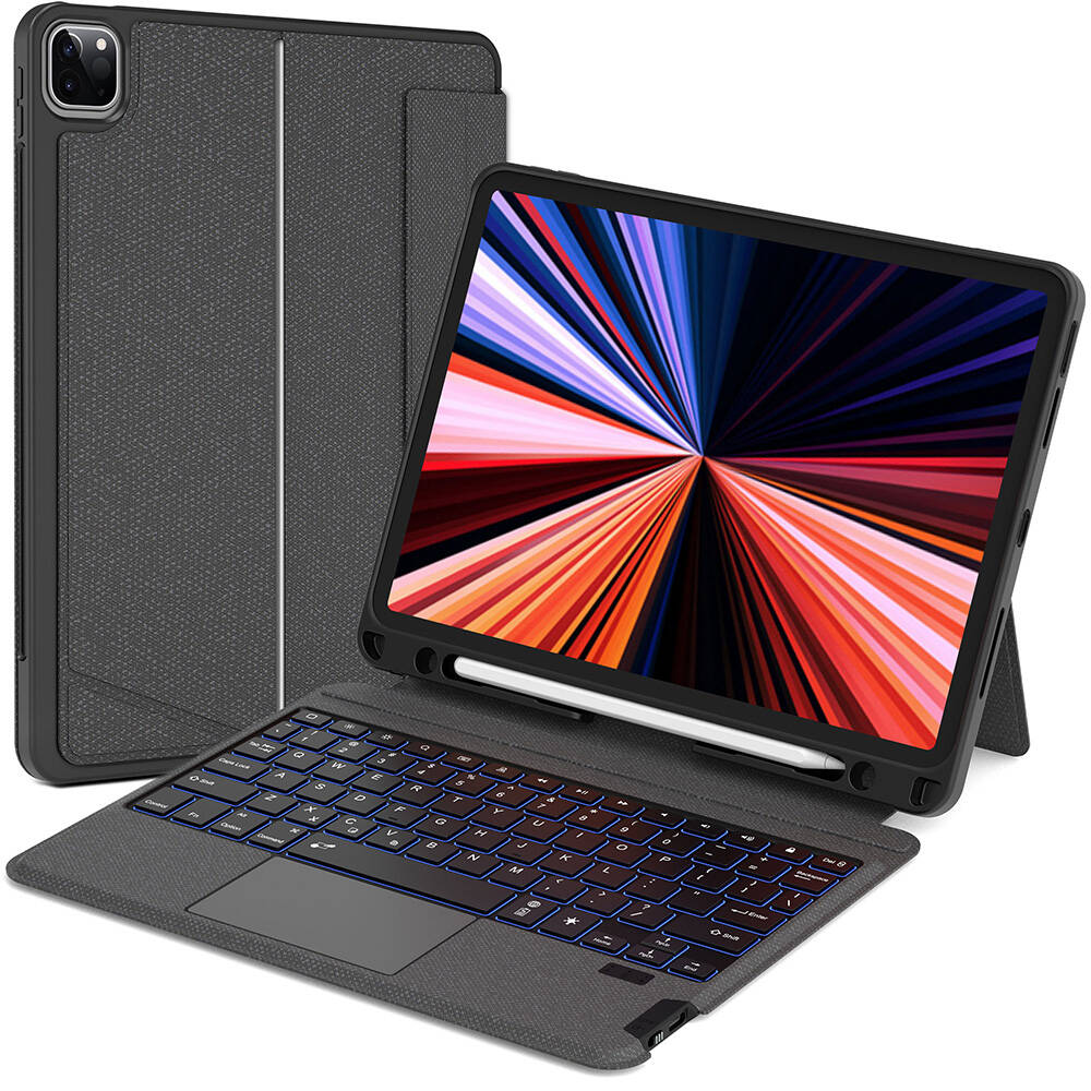 iPad Pro 11 2025 M5 Wiwu Mag Touch Klavyeli Standlı Kılıf