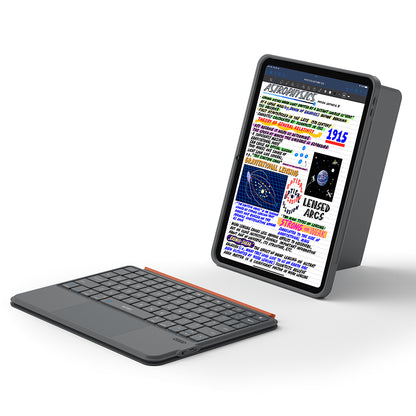 Apple iPad Pro 11 2025 M5 Wiwu MK-005 Combo 3in1 Kalem Bölmeli Klavyeli Standlı Kılıf