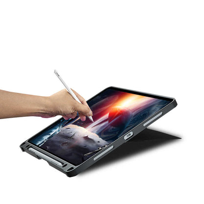 iPad Pro 12.9 2020 (4.Nesil) Wiwu Mag Touch Klavyeli Standlı Kılıf