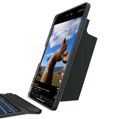 iPad Pro 12.9 2020 (4.Nesil) Wiwu Mag Touch Klavyeli Standlı Kılıf