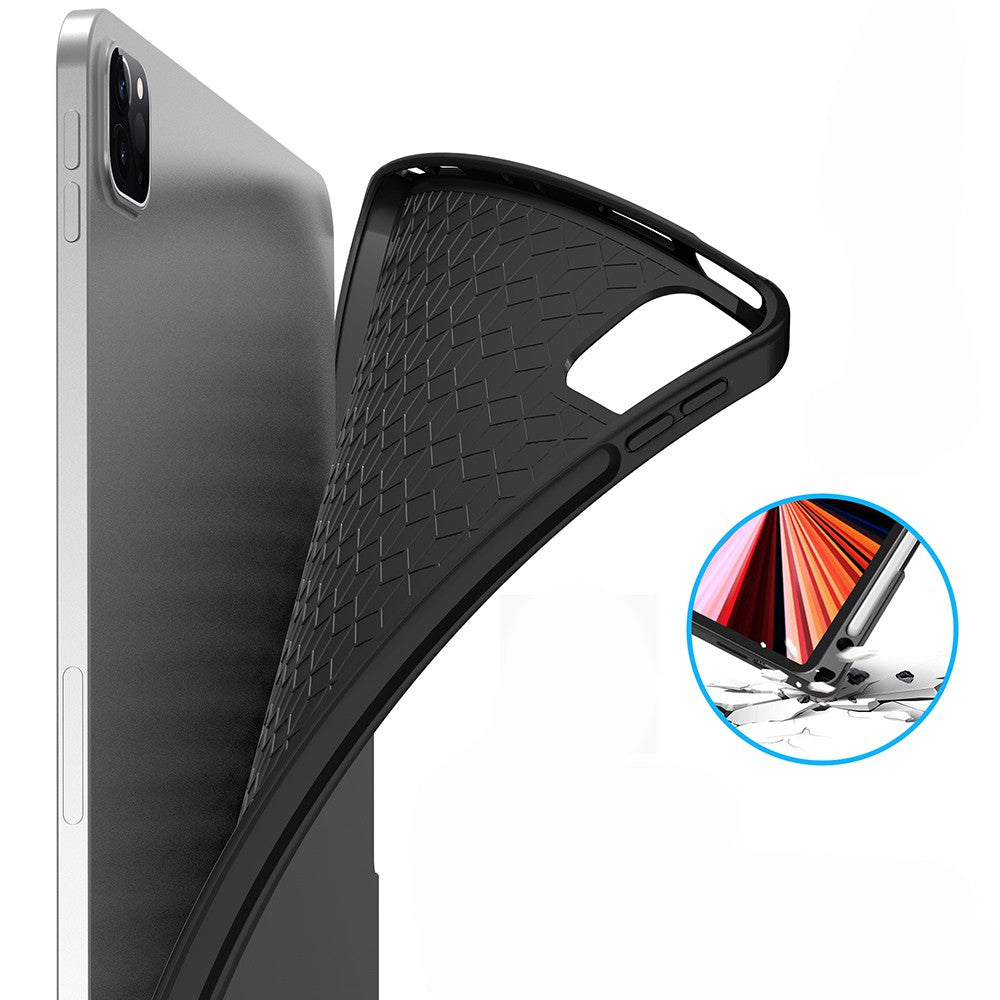 Apple iPad Pro 12.9 2020 (4.Nesil) Wiwu MagTouch Serisi Gizli Kalem Bölmeli Klavyeli Kılıf