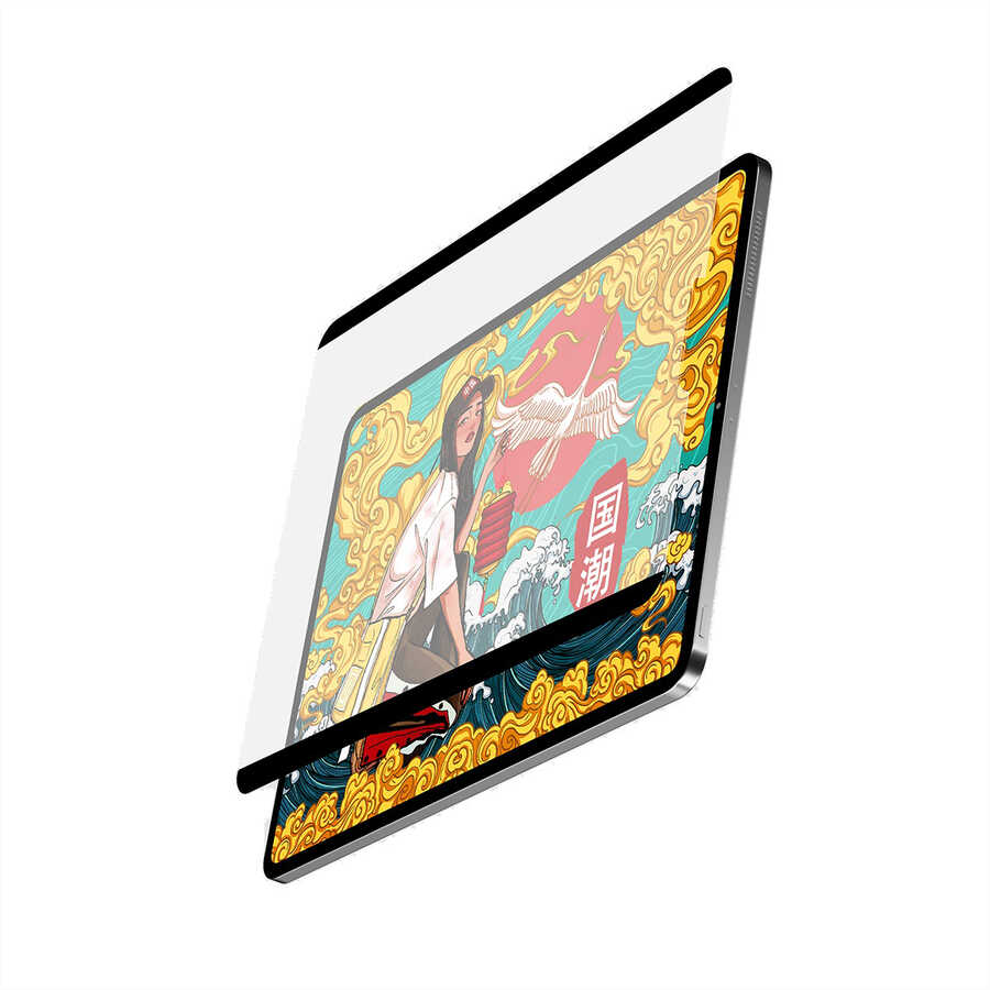 iPad Pro 12.9 2020 (4.Nesil) Wiwu Removable Mıknatıslı Ekran Koruyucu