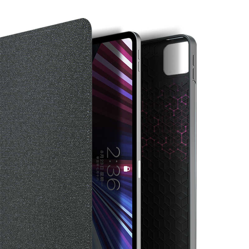 iPad Pro 12.9 2021 (5.Nesil) Wiwu Mag Touch Klavyeli Standlı Kılıf