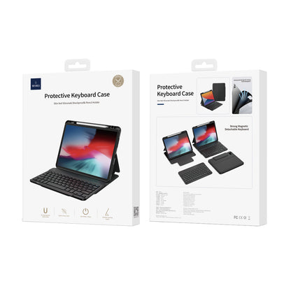 iPad Pro 12.9 2021 (5.Nesil) Wiwu Protective Gizli Kalem Bölmeli Klavyeli Kılıf