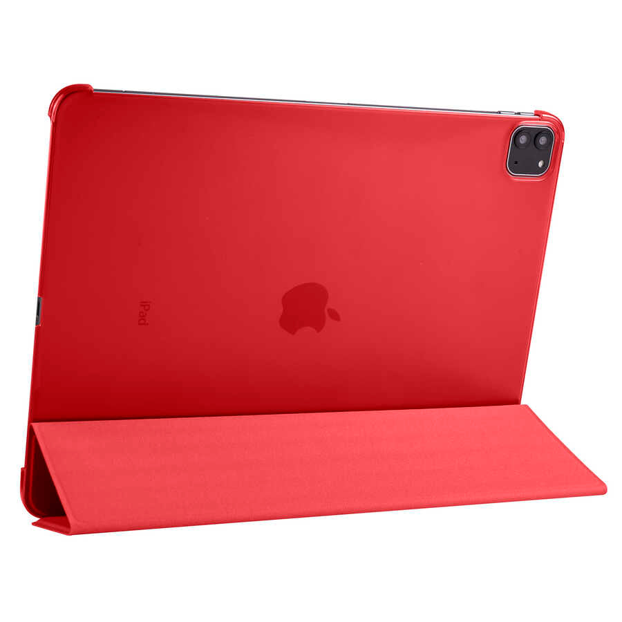 Apple iPad Pro 12.9 2022 M2 Zore Smart Cover Standlı 1-1 Kılıf