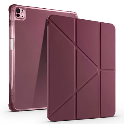 Apple iPad Pro 13 2024 Kılıf Zore Tri Folding Kalem Bölmeli Standlı Kılıf