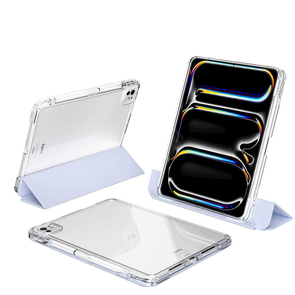Apple iPad Pro 13 2025 M5 Kılıf Magnetik Ayrılabilen Airbagli Zore Sliding Tablet Kılıfı