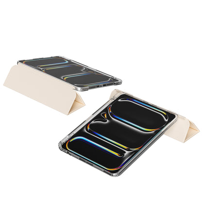 Apple iPad Pro 13 2025 M5 Kılıf Magnetik Ayrılabilen Airbagli Zore Sliding Tablet Kılıfı