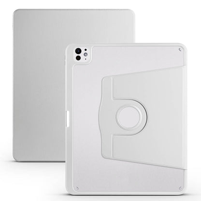Apple iPad Pro 13 2025 M5 Kılıf Zore Termik Kalem Bölmeli Dönebilen Standlı Kılıf