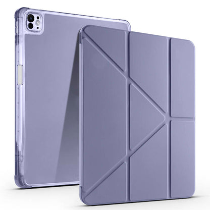 Apple iPad Pro 13 2025 M5 Kılıf Zore Tri Folding Kalem Bölmeli Standlı Kılıf