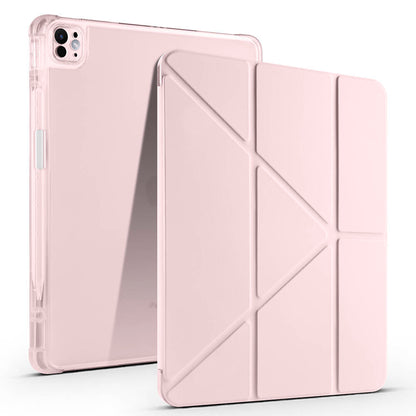 Apple iPad Pro 13 2025 M5 Kılıf Zore Tri Folding Kalem Bölmeli Standlı Kılıf