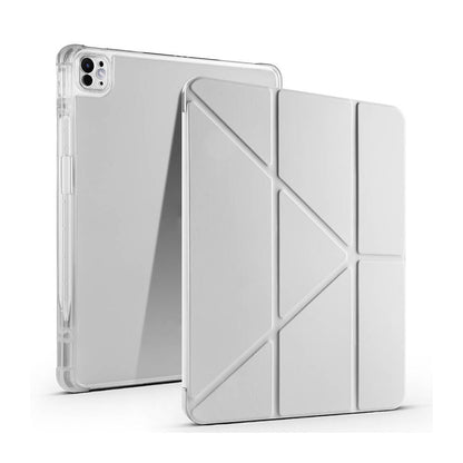 Apple iPad Pro 13 2025 M5 Kılıf Zore Tri Folding Kalem Bölmeli Standlı Kılıf