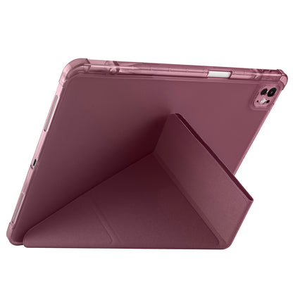 Apple iPad Pro 13 2025 M5 Kılıf Zore Tri Folding Kalem Bölmeli Standlı Kılıf