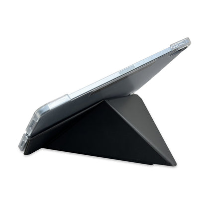 iPad Pro 13 2025 M5 Raptic Clear Folio Airbagli Şeffaf Kapaklı Katlanabilir Standlı Kılıf