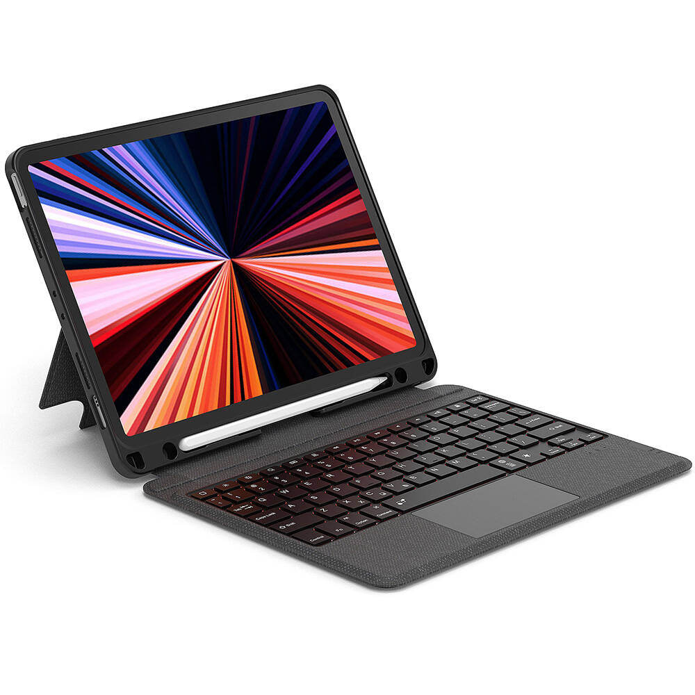 iPad Pro 13 2025 M5 Wiwu Mag Touch Klavyeli Standlı Kılıf