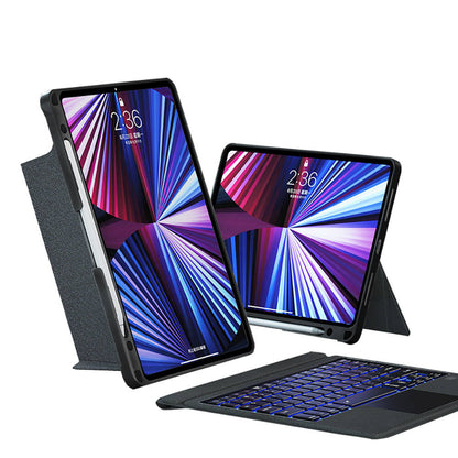 iPad Pro 13 2025 M5 Wiwu Mag Touch Klavyeli Standlı Kılıf